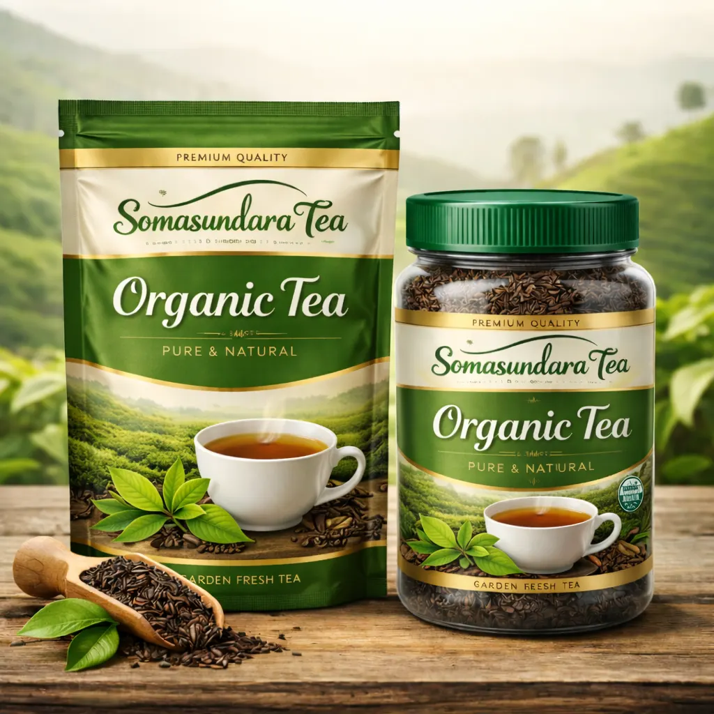 Certified organic tea